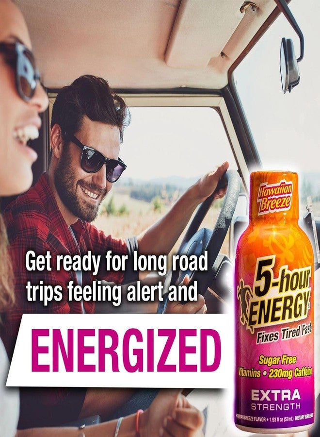 5-hour ENERGY مشروب طاقة فائق القوة يدوم 5 ساعات، بنكهة نسيم هاواي، 1.93 أونصة. 30 عبوة (30 زجاجة - نكهة واحدة، نسيم هاواي) - Image 4